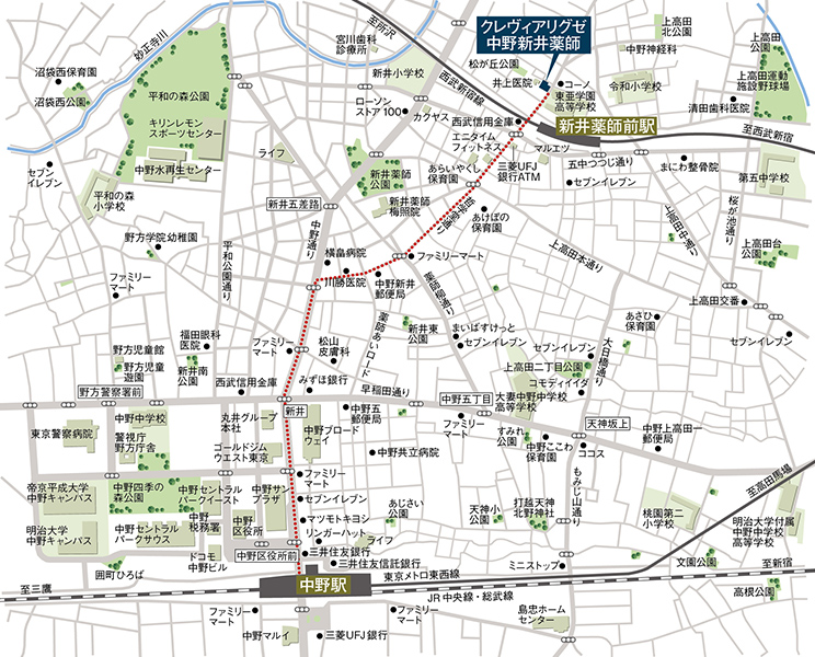 現地案内図