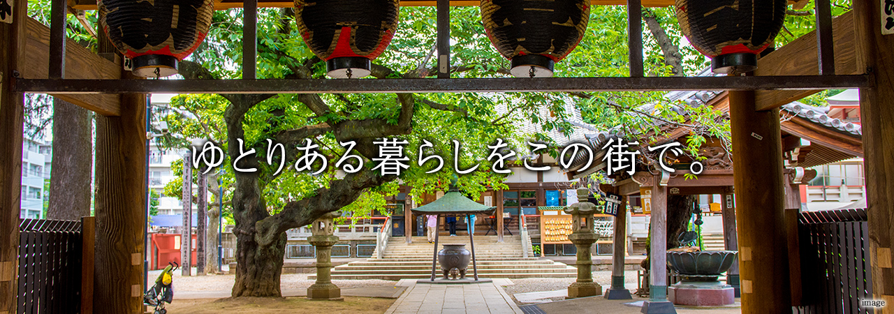 歴史と発展を感じる生活。