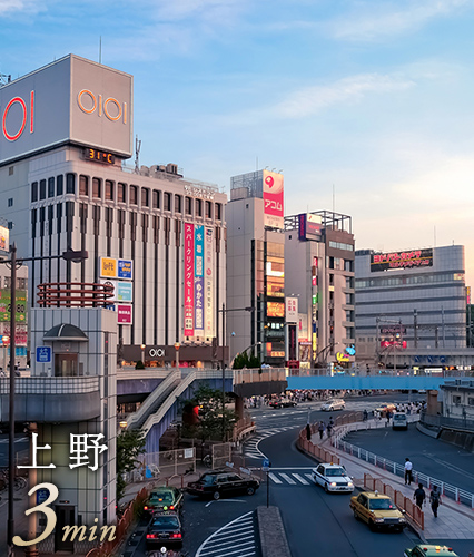 上野3min
