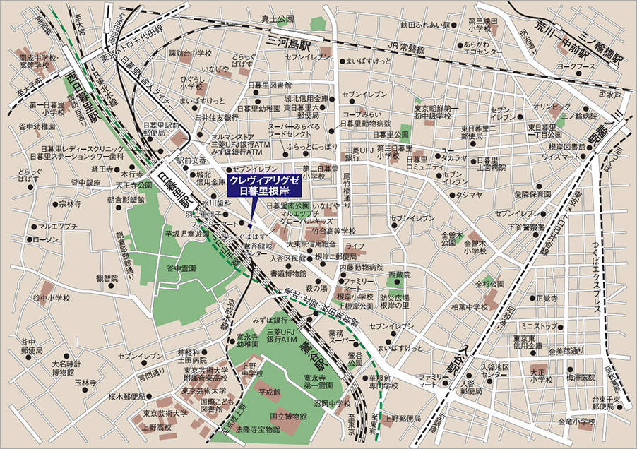 現地案内図