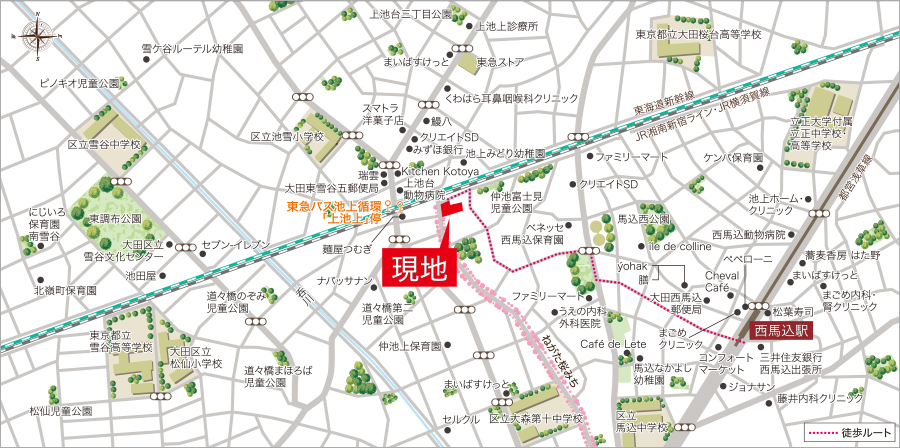 現地案内図