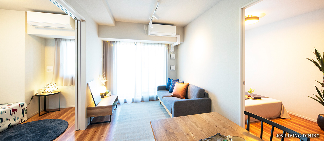 1002号室 BED ROOM